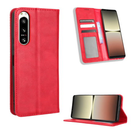 Magnetic Buckle Retro Texture Leather Phone Case, For Sony Xperia 5 IV, For Sharp Aquos Sense7 Plus, For iPhone 14 Plus, For Sharp Aquos Sense7, For Xiaomi 12T / Redmi K50 Ultra, For iPhone 14 Pro Max