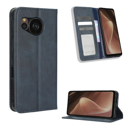 Magnetic Buckle Retro Texture Leather Phone Case, For Sony Xperia 5 IV, For Sharp Aquos Sense7 Plus, For iPhone 14 Plus, For Sharp Aquos Sense7, For Xiaomi 12T / Redmi K50 Ultra, For iPhone 14 Pro Max