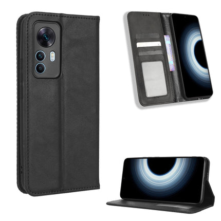 Magnetic Buckle Retro Texture Leather Phone Case, For Sony Xperia 5 IV, For Sharp Aquos Sense7 Plus, For iPhone 14 Plus, For Sharp Aquos Sense7, For Xiaomi 12T / Redmi K50 Ultra, For iPhone 14 Pro Max