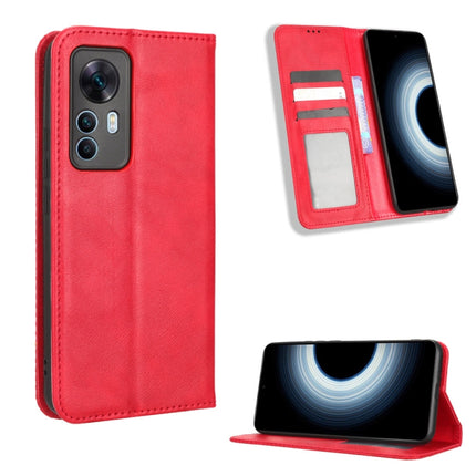 Magnetic Buckle Retro Texture Leather Phone Case, For Sony Xperia 5 IV, For Sharp Aquos Sense7 Plus, For iPhone 14 Plus, For Sharp Aquos Sense7, For Xiaomi 12T / Redmi K50 Ultra, For iPhone 14 Pro Max