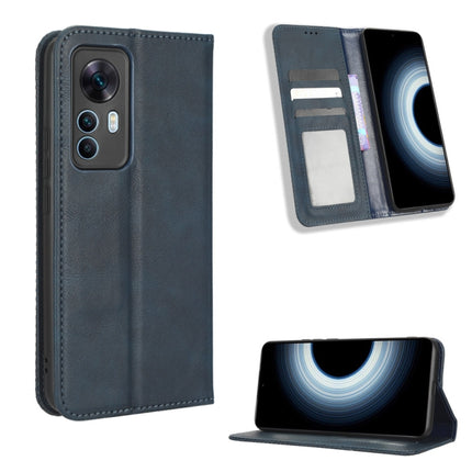 Magnetic Buckle Retro Texture Leather Phone Case, For Sony Xperia 5 IV, For Sharp Aquos Sense7 Plus, For iPhone 14 Plus, For Sharp Aquos Sense7, For Xiaomi 12T / Redmi K50 Ultra, For iPhone 14 Pro Max
