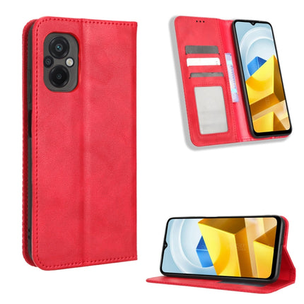 Magnetic Buckle Retro Texture Leather Phone Case, For Xiaomi 12T / Redmi K50 Ultra, For Xiaomi Poco C40, For iPhone 14 Pro, For Xiaomi Poco M4 5G, For Xiaomi Poco M5, For UMIDIGI Power 7 Max