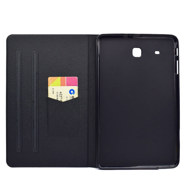 Elektrisch gedrückte, links und rechts flache Federhülle mit Schlaffunktion, Stiftabdeckung, Kartensteckplatz und Halterung, für Galaxy Tab E T560, für iPad 2/3/4, für iPad Air, für iPad mini 2/3/4/5, für Huawei T5-10.0, für Huawei T1-701U (7.0)