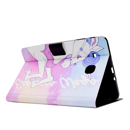 Elektrisch gedrückte, links und rechts flache Federhülle mit Schlaffunktion, Stiftabdeckung, Kartensteckplatz und Halterung, für Galaxy Tab E T560, für iPad 2/3/4, für iPad Air, für iPad mini 2/3/4/5, für Huawei T5-10.0, für Huawei T1-701U (7.0)