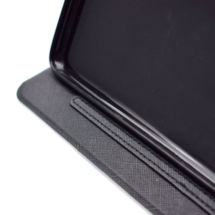 Elektrisch gedrückte, links und rechts flache Federhülle mit Schlaffunktion, Stiftabdeckung, Kartensteckplatz und Halterung, für Galaxy Tab E T560, für iPad 2/3/4, für iPad Air, für iPad mini 2/3/4/5, für Huawei T5-10.0, für Huawei T1-701U (7.0)
