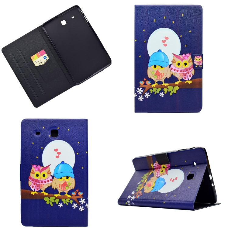 Elektrisch gedrückte, links und rechts flache Federhülle mit Schlaffunktion, Stiftabdeckung, Kartensteckplatz und Halterung, für Galaxy Tab E T560, für iPad 2/3/4, für iPad Air, für iPad mini 2/3/4/5, für Huawei T5-10.0, für Huawei T1-701U (7.0)