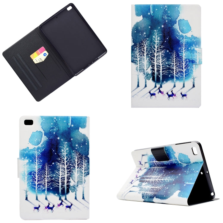 Elektrisch gedrückte, links und rechts flache Federhülle mit Schlaffunktion, Stiftabdeckung, Kartensteckplatz und Halterung, für Galaxy Tab E T560, für iPad 2/3/4, für iPad Air, für iPad mini 2/3/4/5, für Huawei T5-10.0, für Huawei T1-701U (7.0)