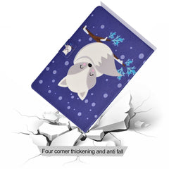 Electric Pressed Left Right Flat Feather Case with Sleep Function Pen Cover & Card Slot & Holder, For Galaxy Tab A 10.1 (2019) T510