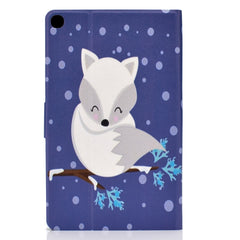 Electric Pressed Left Right Flat Feather Case with Sleep Function Pen Cover & Card Slot & Holder, For Galaxy Tab A 10.1 (2019) T510