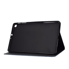 Electric Pressed Left Right Flat Feather Case with Sleep Function Pen Cover & Card Slot & Holder, For Galaxy Tab A 10.1 (2019) T510