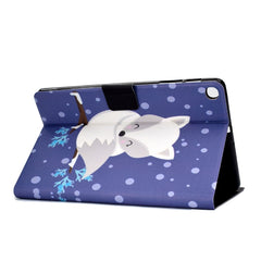 Electric Pressed Left Right Flat Feather Case with Sleep Function Pen Cover & Card Slot & Holder, For Galaxy Tab A 10.1 (2019) T510