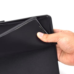 Electric Pressed Left Right Flat Feather Case with Sleep Function Pen Cover & Card Slot & Holder, For Galaxy Tab A 10.1 (2019) T510