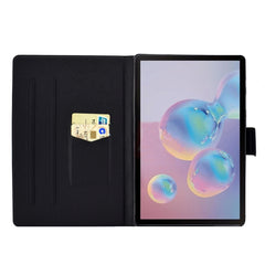 Electric Pressed Left Right Flat Feather Case with Sleep Function Pen Cover & Card Slot & Holder, For Galaxy Tab S6 T860, For Galaxy Tab A 8.0 & S Pen (2019) P200, For Galaxy Tab A 10.1 (2019) T510