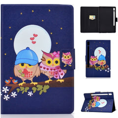 Electric Pressed Left Right Flat Feather Case with Sleep Function Pen Cover & Card Slot & Holder, For Galaxy Tab S6 T860, For Galaxy Tab A 8.0 & S Pen (2019) P200, For Galaxy Tab A 10.1 (2019) T510