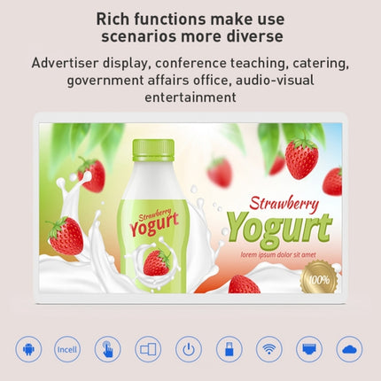 HSD1493T 14 inch IPS Display Advertising Machine, RK3399 4GB+32GB, RK3576S 4GB+32GB, RK3588S2 4GB+32GB