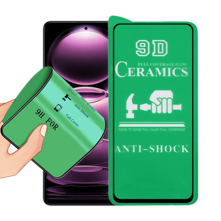 9D Full Screen Full Glue Ceramic Film, For Xiaomi Redmi Note 12 China / Note 12 Global (1 PC), For Xiaomi Redmi Note 12 Pro / 12 Pro+ / 12 Explorer (1 PC)