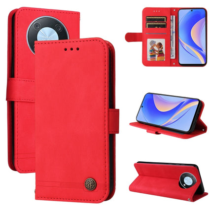 Skin Feel Life Tree Metal Button Leather Phone Case, For Huawei nova Y70 / Y70 Plus / Enjoy 50, For Huawei nova Y90 / Enjoy 50 Pro, For Honor X8 5G / X6, For OPPO A17