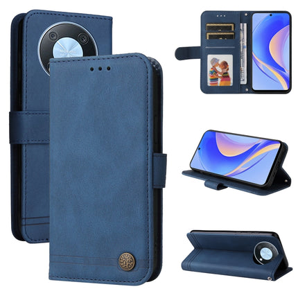 Skin Feel Life Tree Metal Button Leather Phone Case, For Huawei nova Y70 / Y70 Plus / Enjoy 50, For Huawei nova Y90 / Enjoy 50 Pro, For Honor X8 5G / X6, For OPPO A17