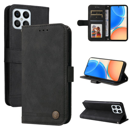 Skin Feel Life Tree Metal Button Leather Phone Case, For Huawei nova Y70 / Y70 Plus / Enjoy 50, For Huawei nova Y90 / Enjoy 50 Pro, For Honor X8 5G / X6, For OPPO A17