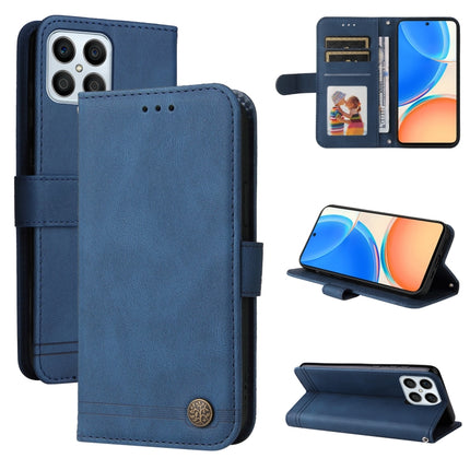 Skin Feel Life Tree Metal Button Leather Phone Case, For Huawei nova Y70 / Y70 Plus / Enjoy 50, For Huawei nova Y90 / Enjoy 50 Pro, For Honor X8 5G / X6, For OPPO A17