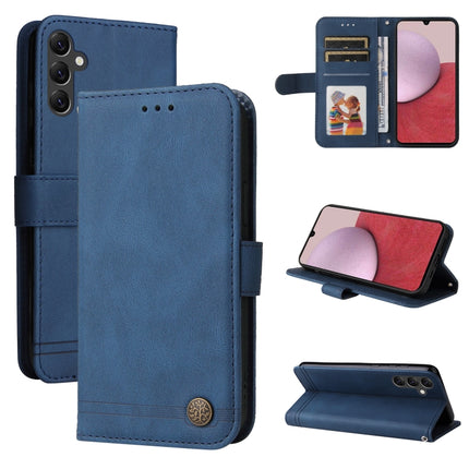 Skin Feel Life Tree Metal Button Leather Phone Case, For Samsung Galaxy A14 5G