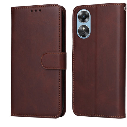 Classic Calf Texture Flip Leather Phone Case, For OPPO A17, For Samsung Galaxy A14 5G, For Huawei nova Y70 / Y70 Plus/Enjoy 50, For Huawei nova Y90 / Enjoy 50 Pro