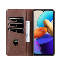 Magnetic Calf Texture Leather Phone Case, For vivo Y22/Y22s/Y35 4G