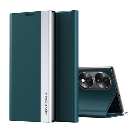 Side Electroplated Magnetic Leather Phone Case, For Honor 70, For Xiaomi 12T / 12T Pro / Redmi K50 Ultra