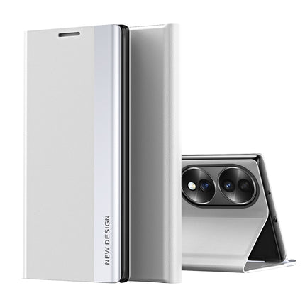 Side Electroplated Magnetic Leather Phone Case, For Honor 70, For Xiaomi 12T / 12T Pro / Redmi K50 Ultra
