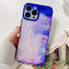 For iPhone 14 Pro / White Blue