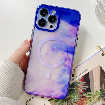 Marble Dual-side Laminating Magsafe Phone Case, For iPhone 14, For iPhone 14 Plus, For iPhone 14 Pro, For iPhone 14 Pro Max