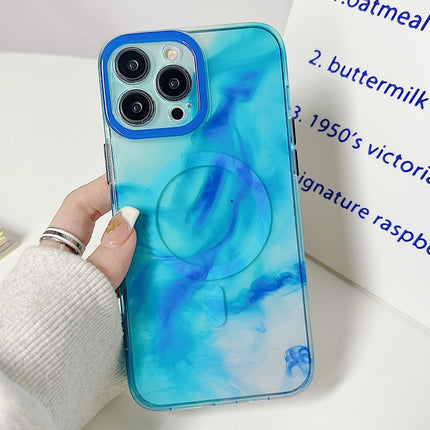 Marble Dual-side Laminating Magsafe Phone Case, For iPhone 14, For iPhone 14 Plus, For iPhone 14 Pro, For iPhone 14 Pro Max