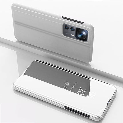 Plated Mirror Horizontal Flip Leather Phone Case with Holder, For Honor 70, For Xiaomi 12T / 12T Pro / Redmi K50 Ultra