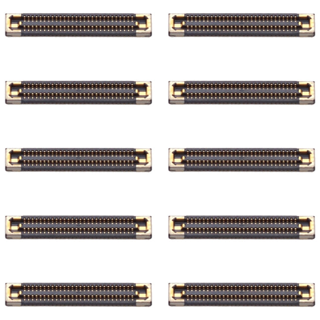 10pcs LCD Display FPC Connector On Motherboard, For Samsung Galaxy S21+ 5G SM-G996B, For Samsung Galaxy S21 Ultra 5G SM-G998