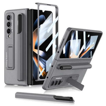 GKK Ultra-thin Shockproof Leather Protective Case with Holder & Pen Slots, For Samsung Galaxy Z Fold4