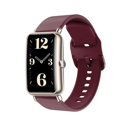Color Buckle Silicone Watch Band, For Huawei B3, For Huawei Band 6