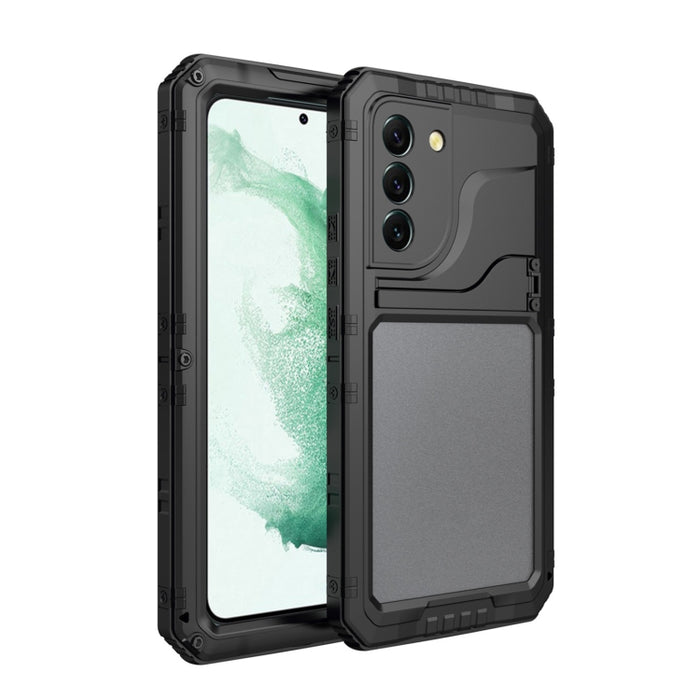 Metal + Silicone Phone Case with Screen Protector, For Samsung Galaxy S22 5G, For Samsung Galaxy S22+ 5G