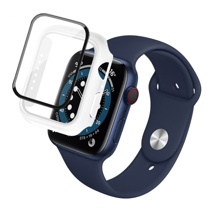 imak PC Frame Case with Tempered Glass Film, For Apple Watch Series 4/5/6/SE 1/2/3 40mm, For Apple Watch Series 4/5/6/SE 1/2/3 44mm, For Apple Watch Series 9 / 8 / 7 41mm, For Apple Watch Series 9 / 8 / 7 45mm                                           ...