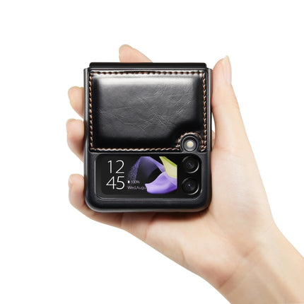 CaseMe 003 Crazy Horse Texture Leather Phone Case, For Samsung Galaxy Z Flip4