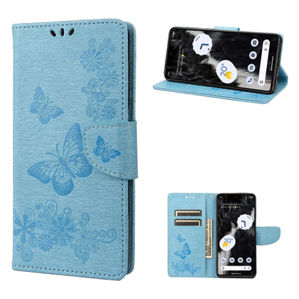 Butterfly Embossed Horizontal Flip Leather Phone Case, For Google Pixel 7 Pro 5G
