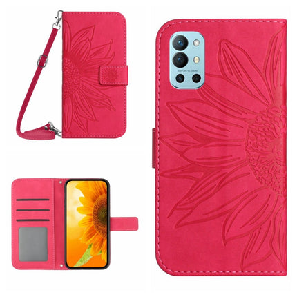 Skin Feel Sun Flower Pattern Flip Leather Phone Case with Lanyard, For OnePlus 10 Pro, For OnePlus 10R