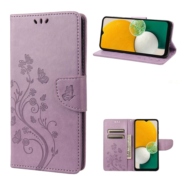 Butterfly Flower Pattern Flip Leather Phone Case, For Samsung Galaxy A14 5G, For Xiaomi 12T / 12T Pro / Redmi K50 Ultra, For Google Pixel 7 5G