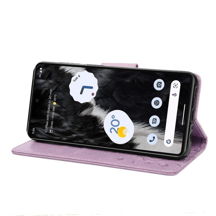 Butterfly Flower Pattern Flip Leather Phone Case, For Google Pixel 7 Pro 5G