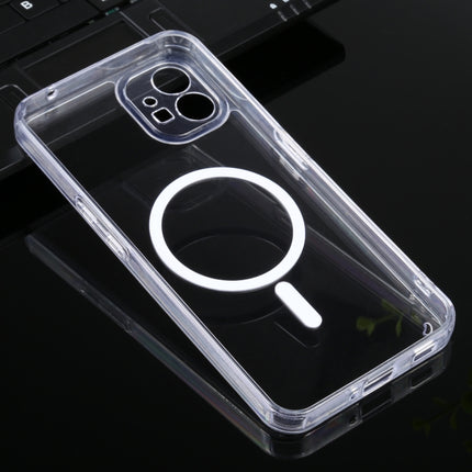 Magsafe Clear Acrylic Four Corner Airbags TPU Phone Case, For Nothing Phone 1