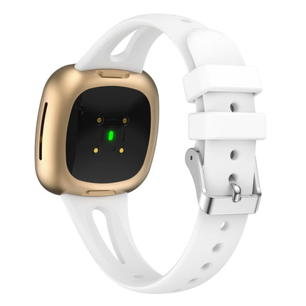 For Fitbit Versa 3 / 4 Water-drop Slim Silicone Watch Band, S, L