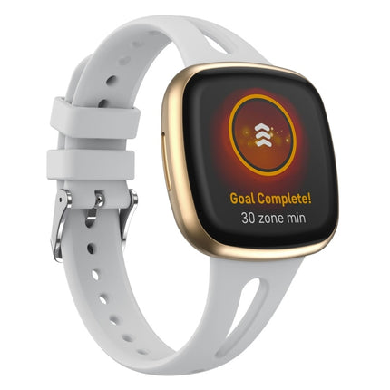 For Fitbit Versa 3 / 4 Water-drop Slim Silicone Watch Band, S, L