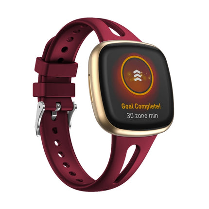 For Fitbit Versa 3 / 4 Water-drop Slim Silicone Watch Band, S, L