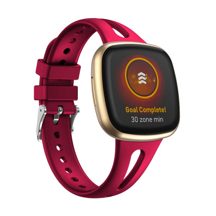 For Fitbit Versa 3 / 4 Water-drop Slim Silicone Watch Band, S, L