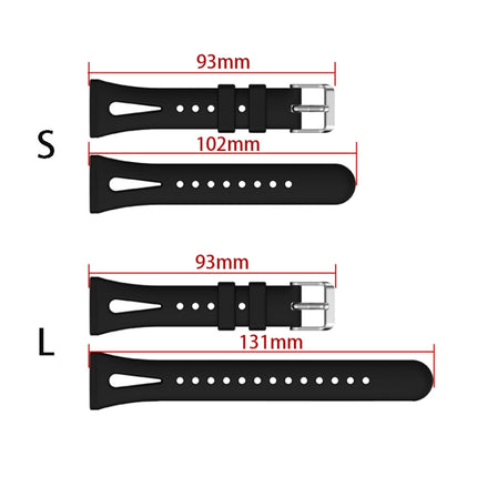 For Fitbit Versa 3 / 4 Water-drop Slim Silicone Watch Band, S, L