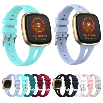 For Fitbit Versa 3 / 4 Water-drop Slim Silicone Watch Band, S, L